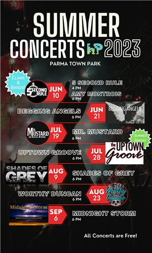 2023 Summer Concert Series in the Park